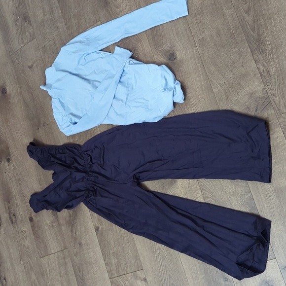 Artistic Dance Designs Semi-Custom Blue Contemporary Dance Costume: Large Child - Picture 2 of 4